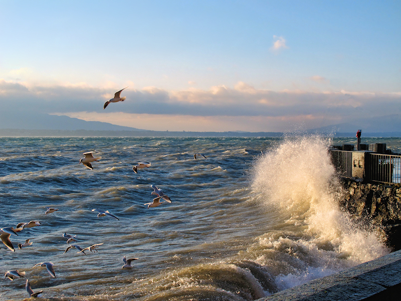 When a lake feels  rough, it can be really very rough...