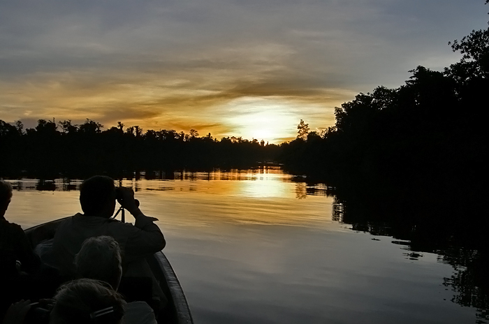 Sunset on the Fly River (Papua New Guinea)