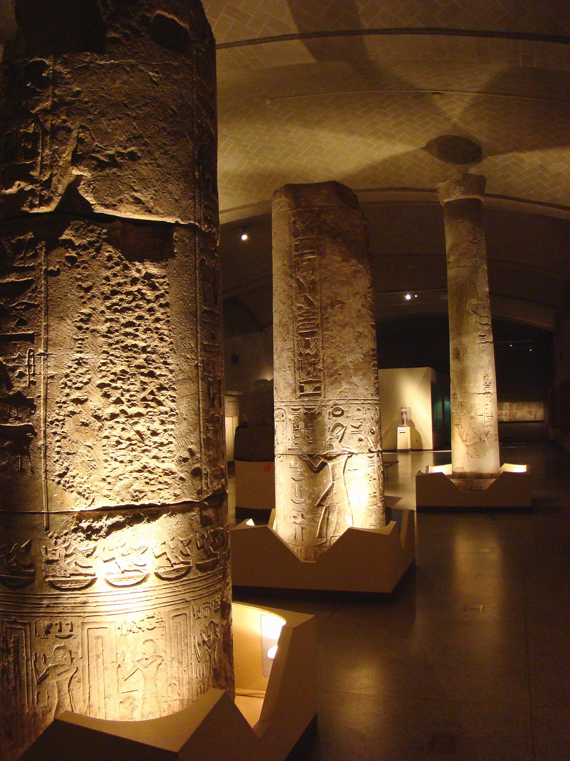 Egyptian Pillars, Penn Museum
