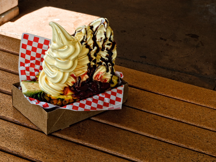 Ice Cream Delight (Dole Plantation)  pineapple icecream