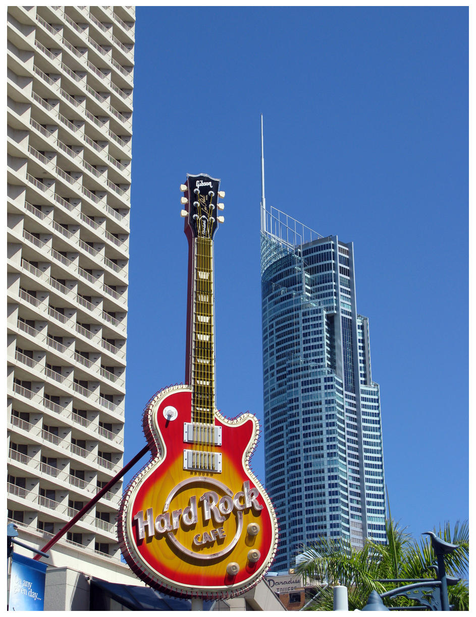 Modern Icons. The Q1 (right) is the tallest residential building in the world