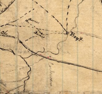 Goldsboro Area Map (1861 1865)