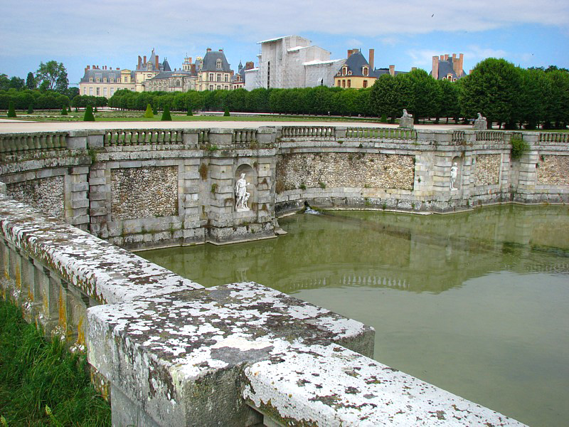 vue d'ensemble  de Fontainebleau