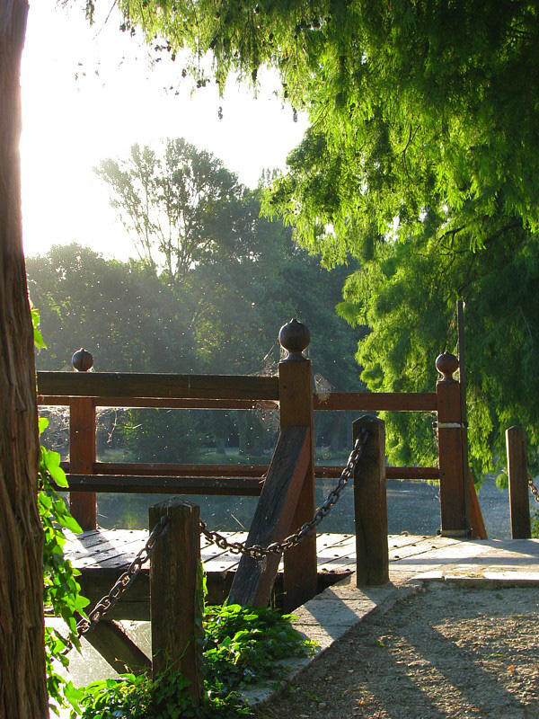 entrée du pont-levis