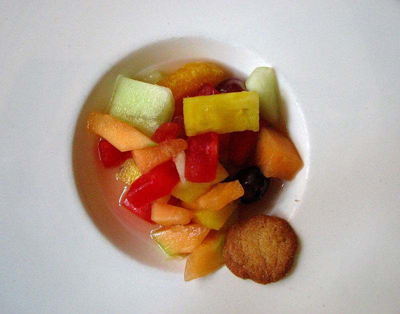 salade de fruit de l'Entrecote St-Jean