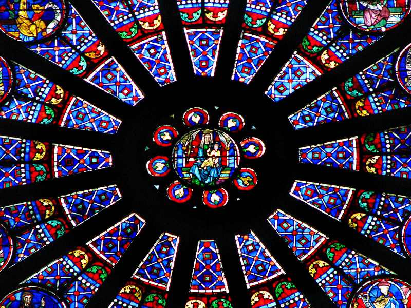 Au centre de la rosace