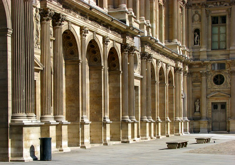 cour intrieure du Louvre
