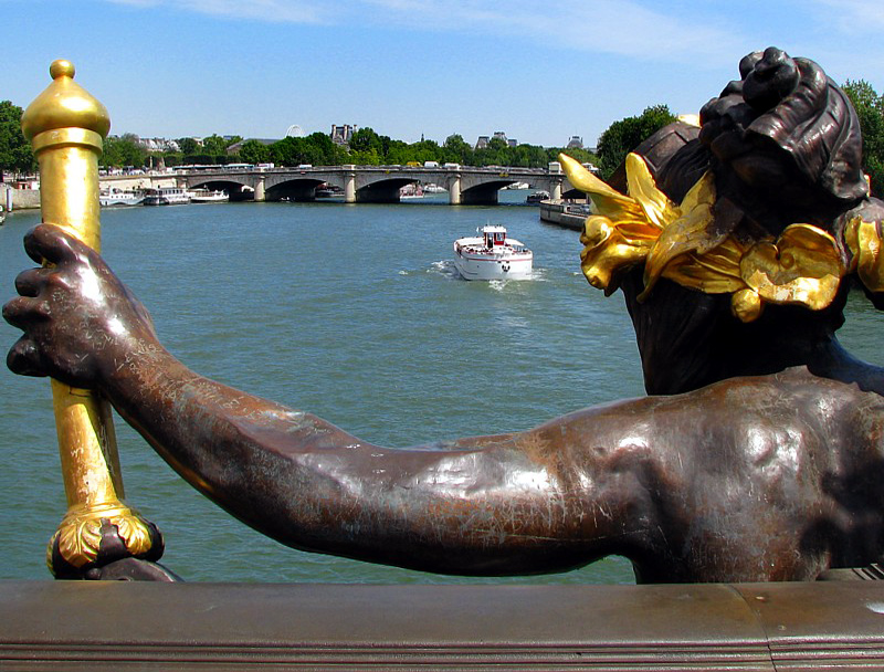 la Seine depuis le pont Alexandre III