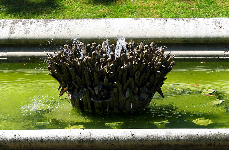 Fontaine en grve du zle