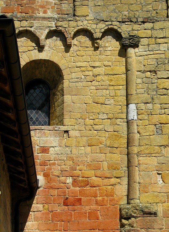 une colonne de l'abbaye