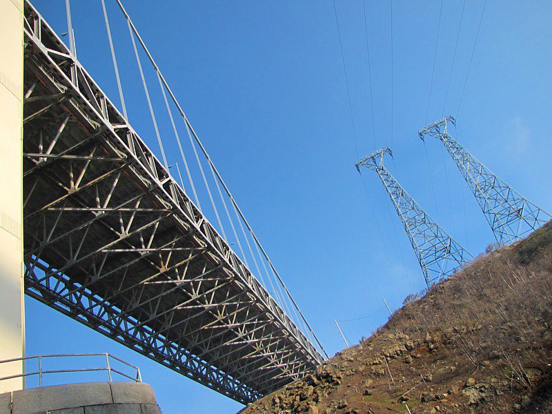 pont et ciel bleu