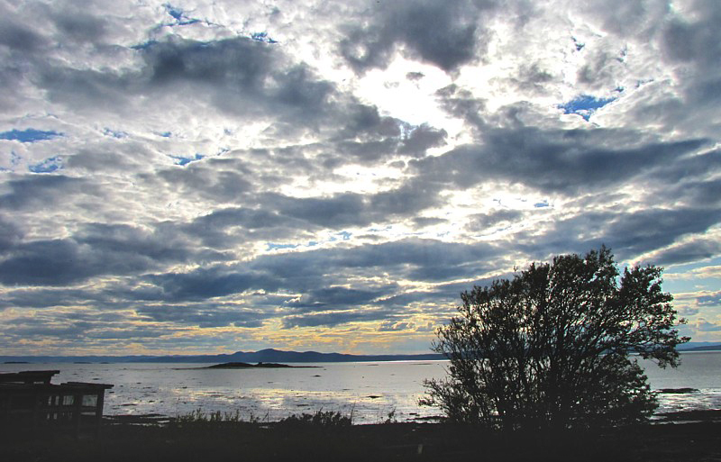 ciel nuageux à Kamouraska