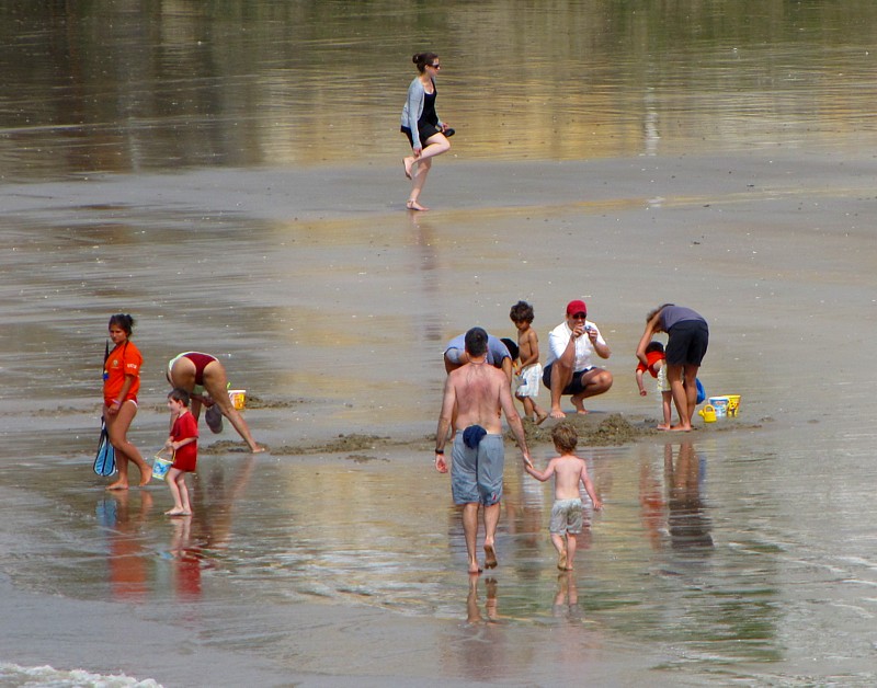 sur la plage de Royan