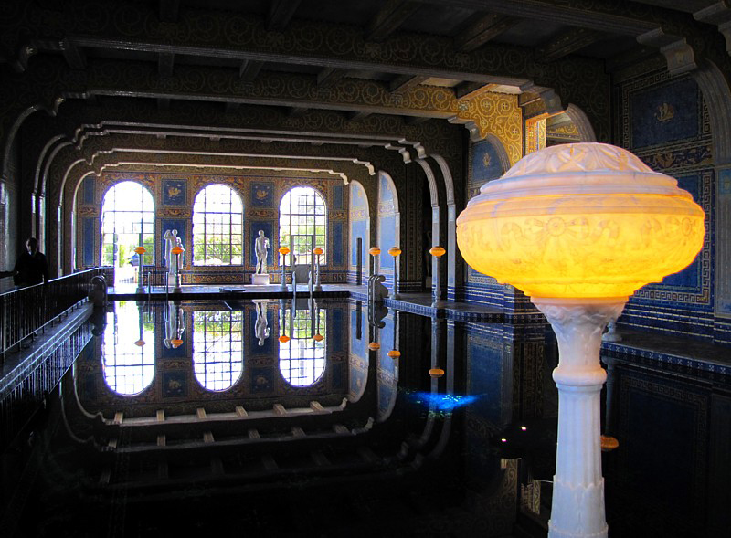la somptueuse piscine intrieure -  Hearst Castle