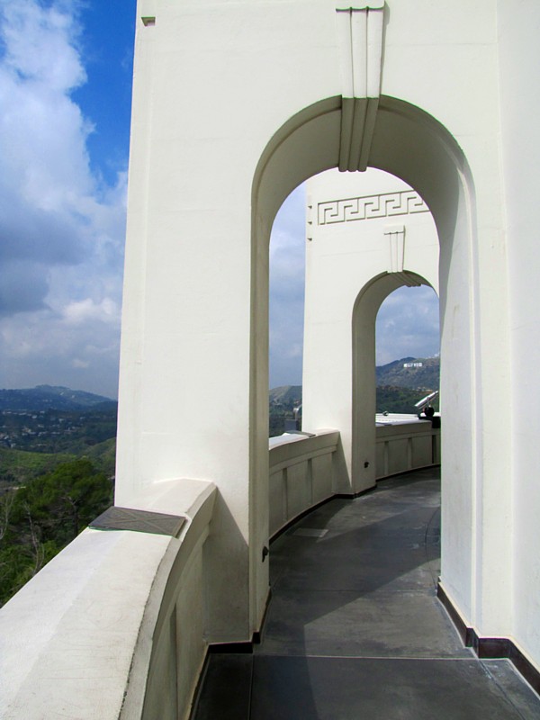 chemin de ronde au Griffith Observatory