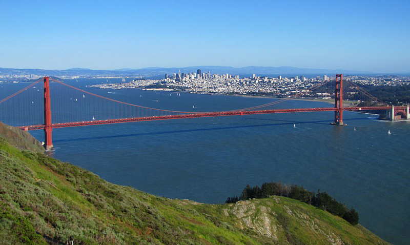 la carte postale de San Francisco