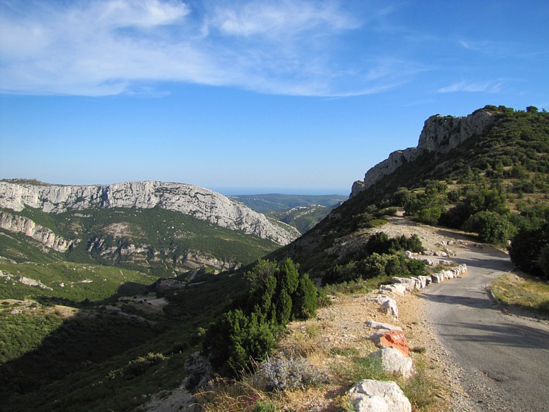 au sommet du col