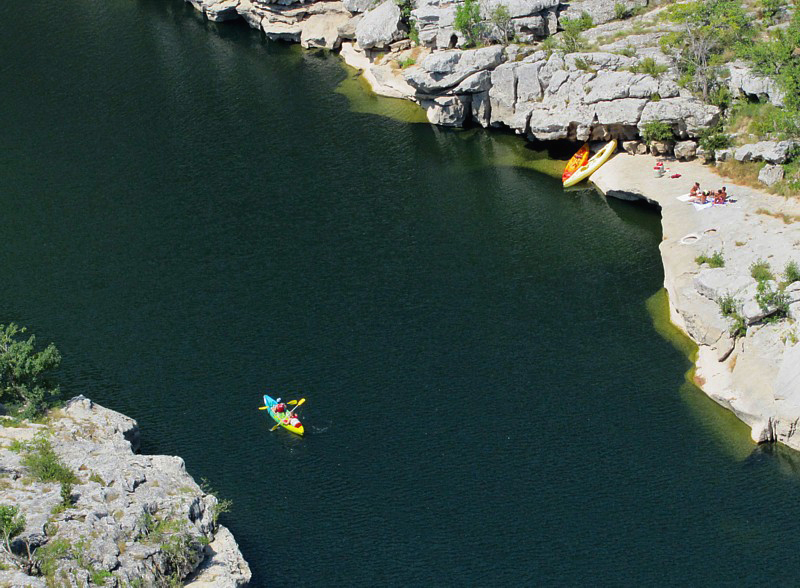 Kayak en eau profonde
