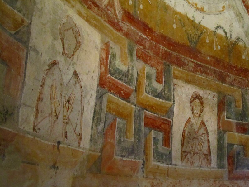 La fresque de la chapelle