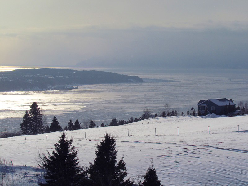 Vue du chenal du St-Laurent