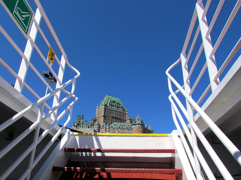 le chteau au haut de l'escalier