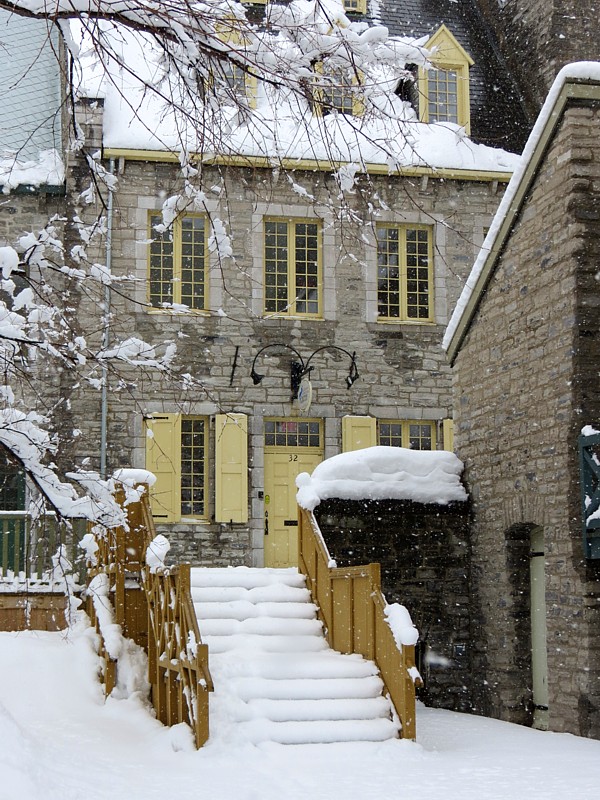 un escalier du Petit Champlain