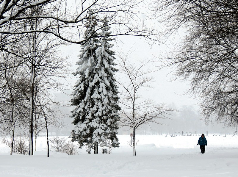 marche sur la neige