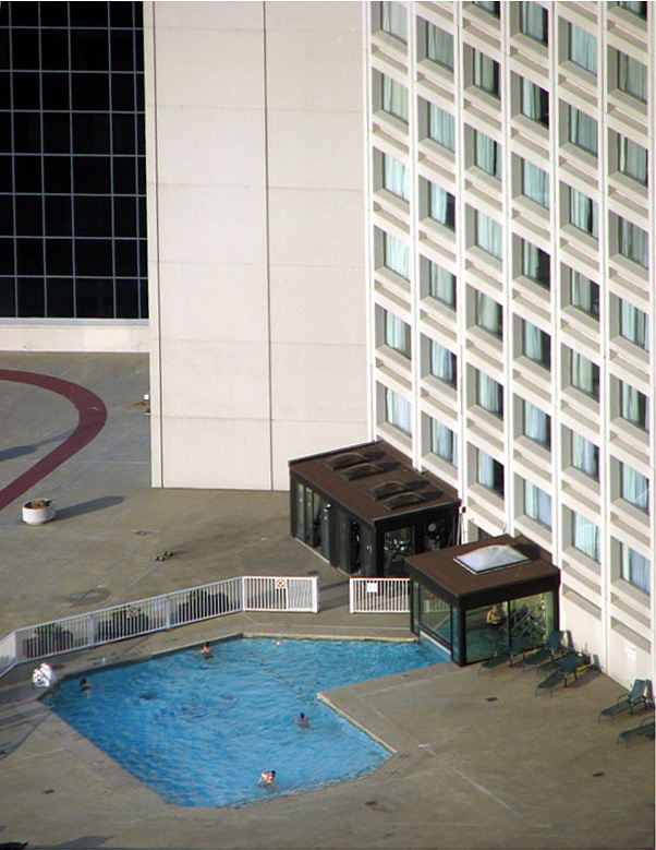 la piscine du Hilton