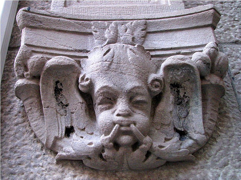 bas relief au chteau Frontenac