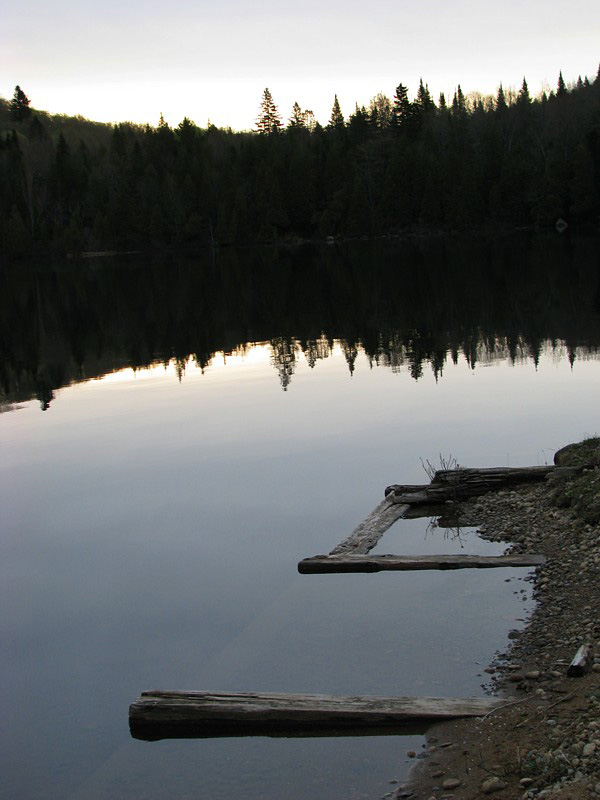 l'ancien quai du lac St-Joseph