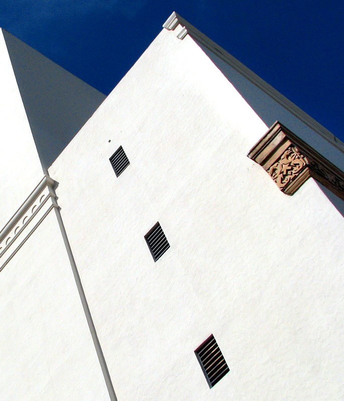 Le bleu contraste le blanc, Miami Beach