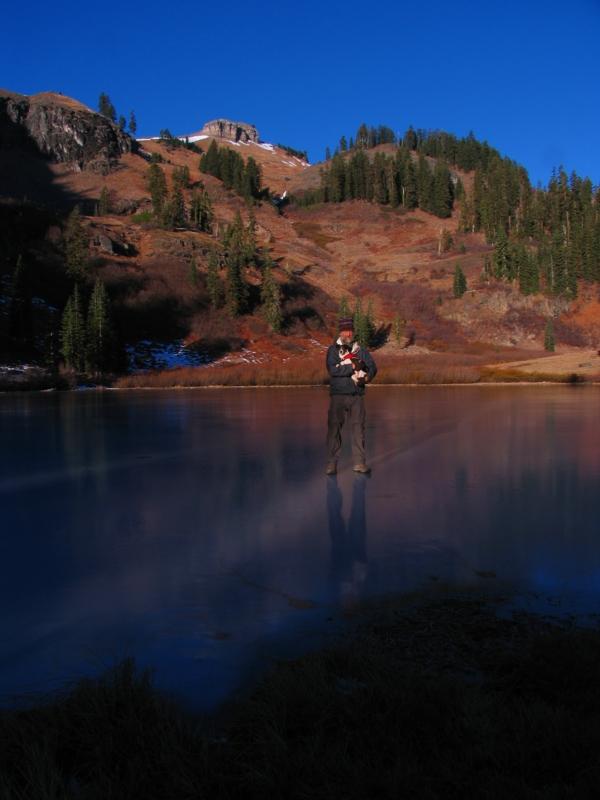 I walked across water on Paradise lake