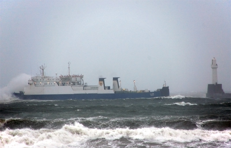 21st October 2009 <br> storm at sea