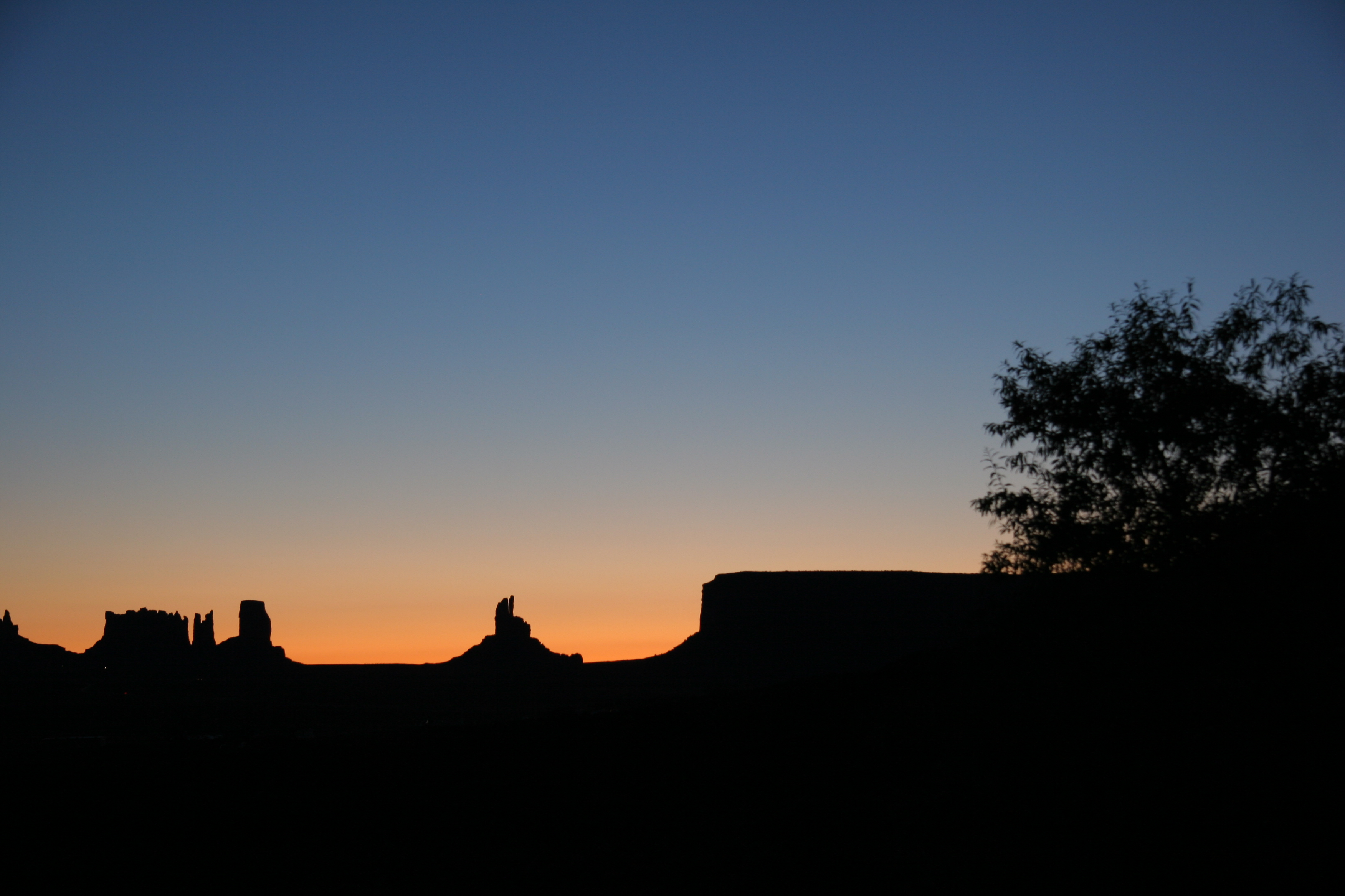Sunrise at Monument Valley