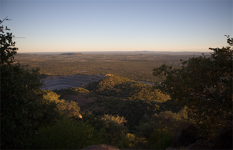 View from Kgale Hill - North