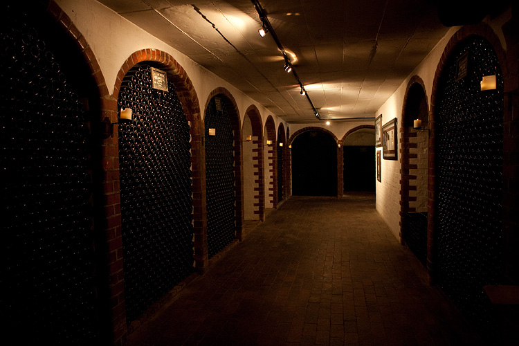 The cellar at Rust en Vrede