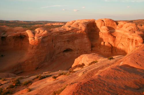 Behind Delicate Arch