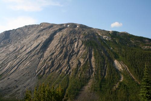 A slate mountain