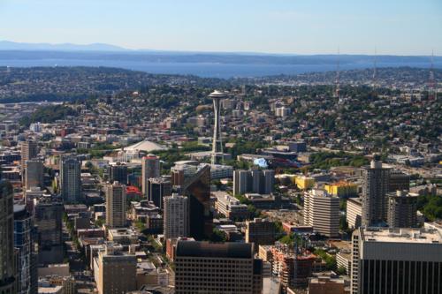 Space Needle from Colombia Center, Seattle
