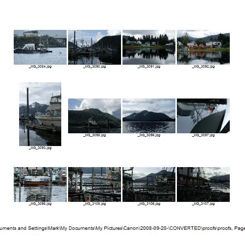 Contact sheet