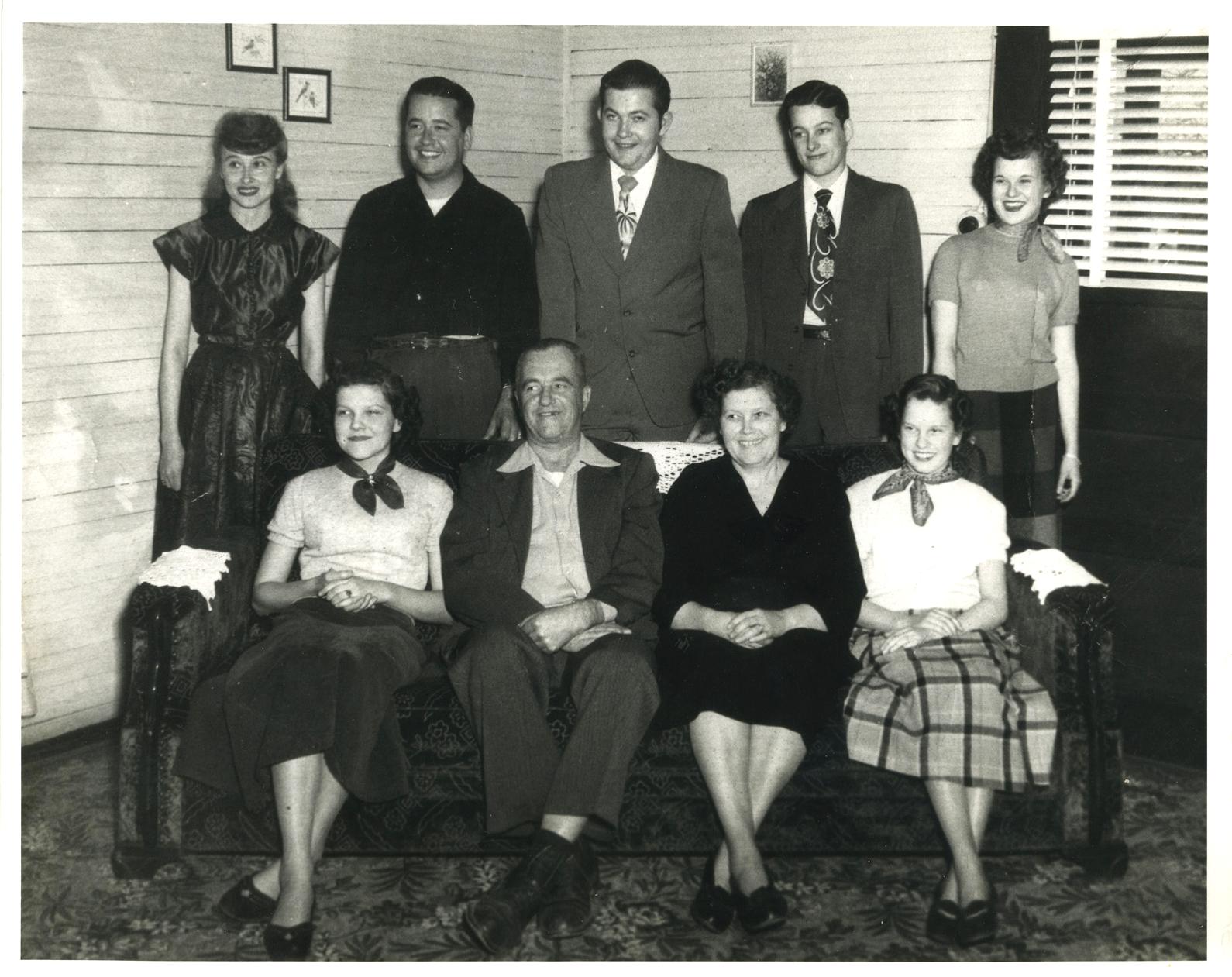 Shelton Family c.1949 (Larger Version)