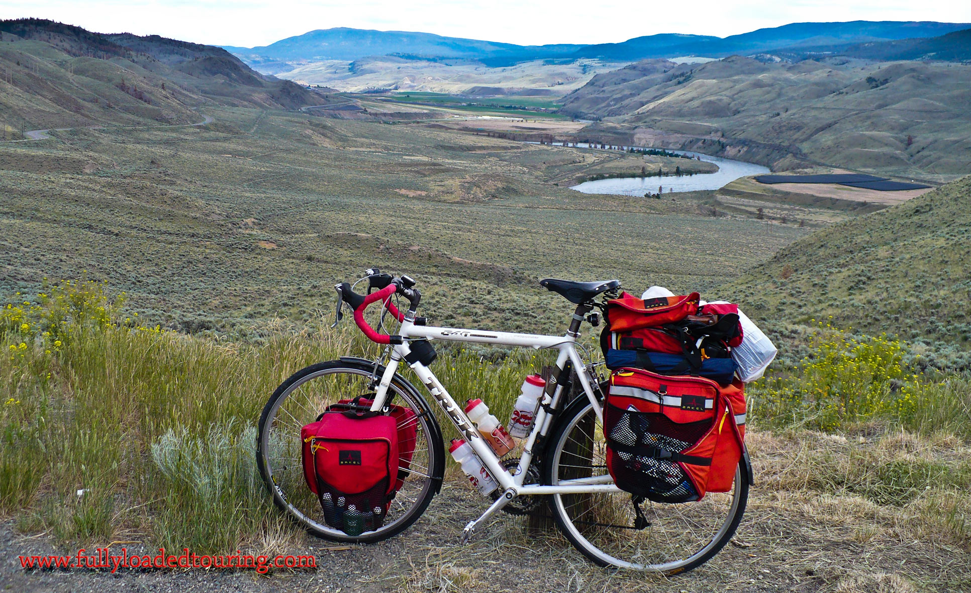 325    Chris - Touring British Columbia - Trek 540 touring bike