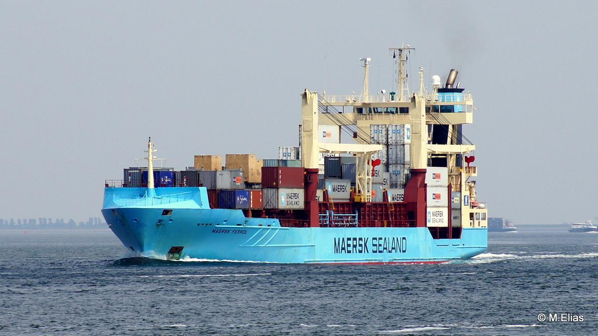 Maersk Ferrol spotted bound for Casablanca.
