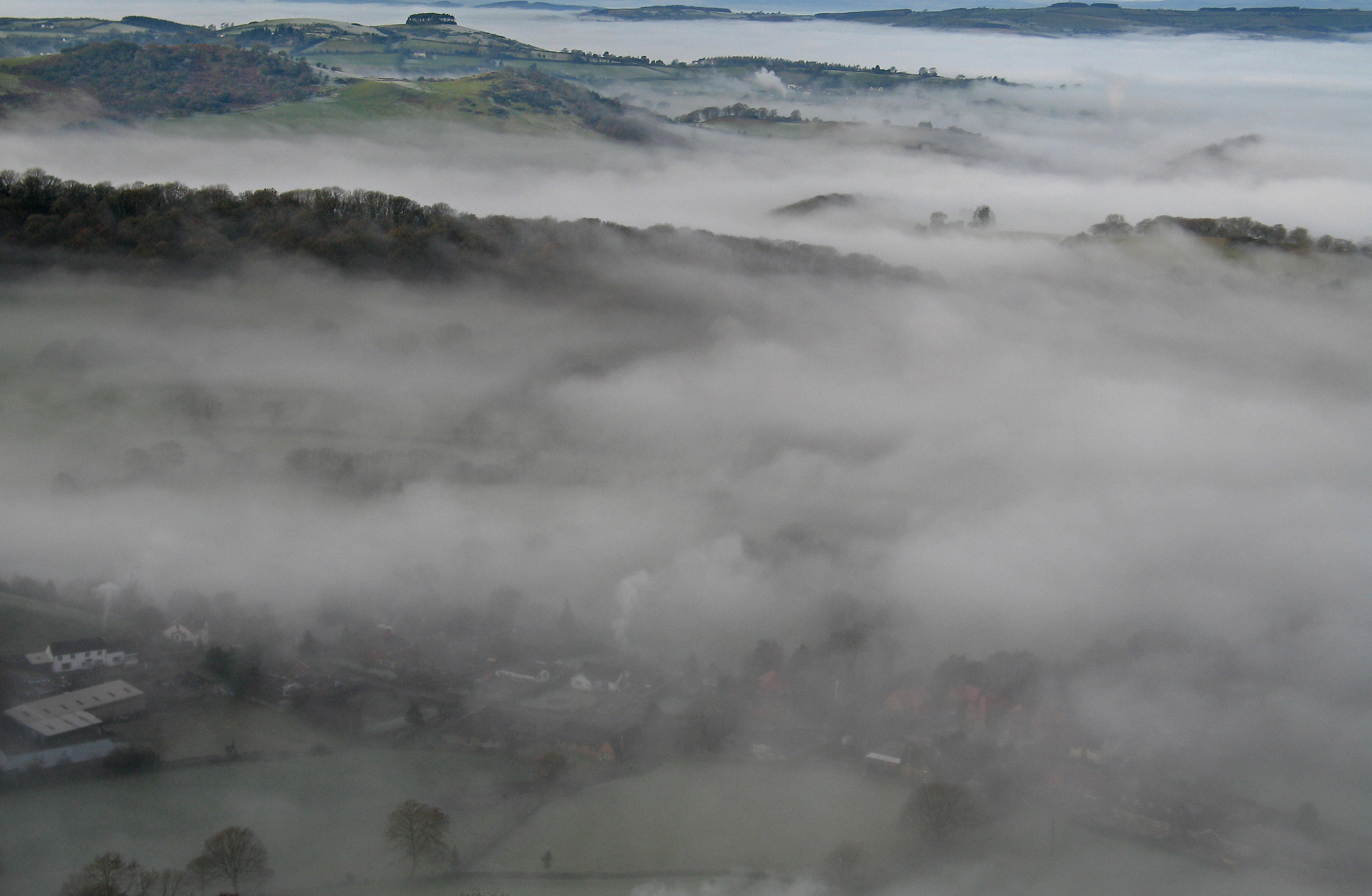 stiperstones under the fog