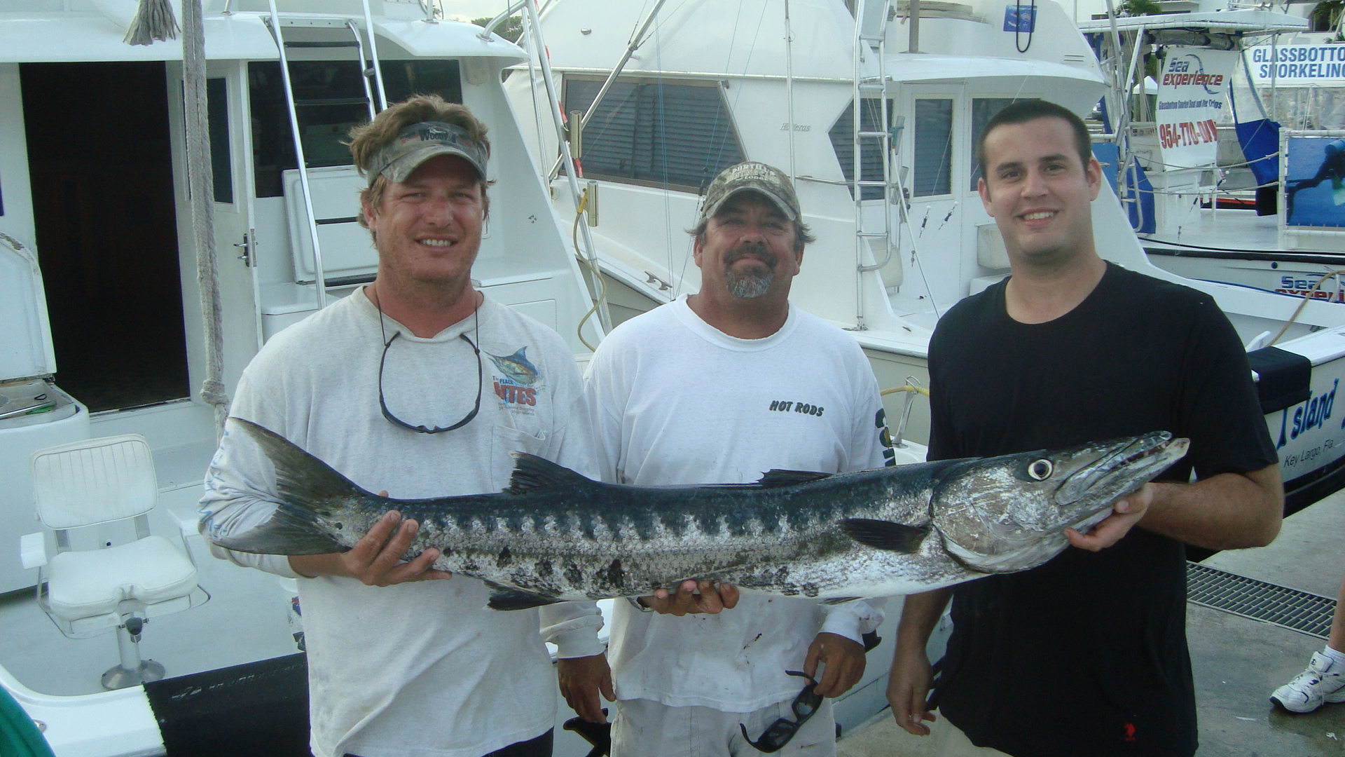 17 Collins with the crew of the Foxsea...Chaz and Alan.jpg