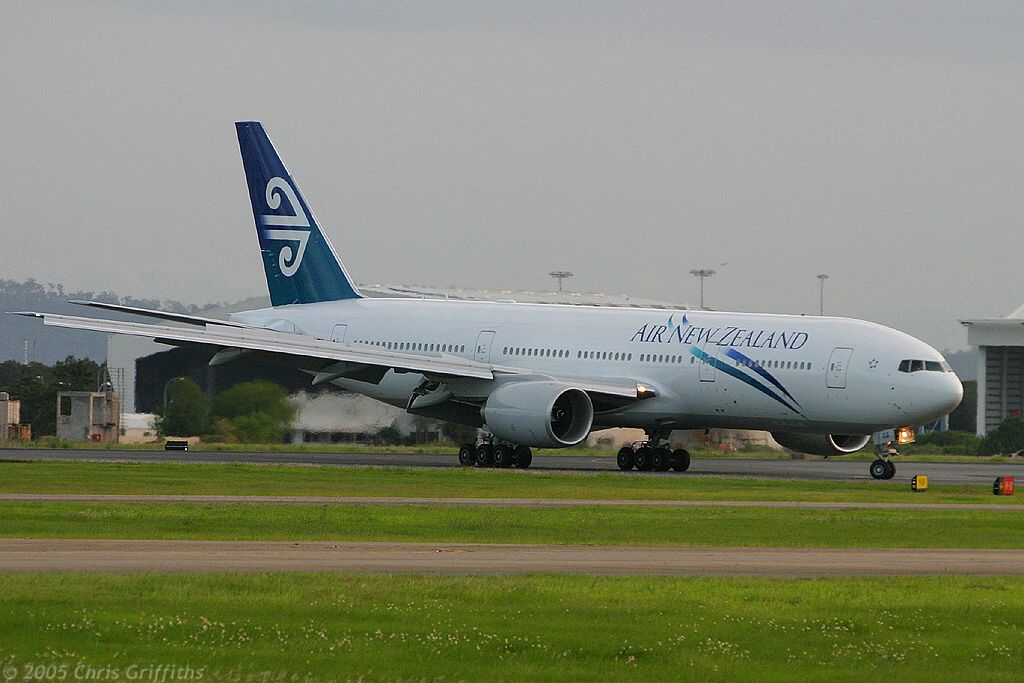 ZK-OKA heads to the gate on her first visit to BNE