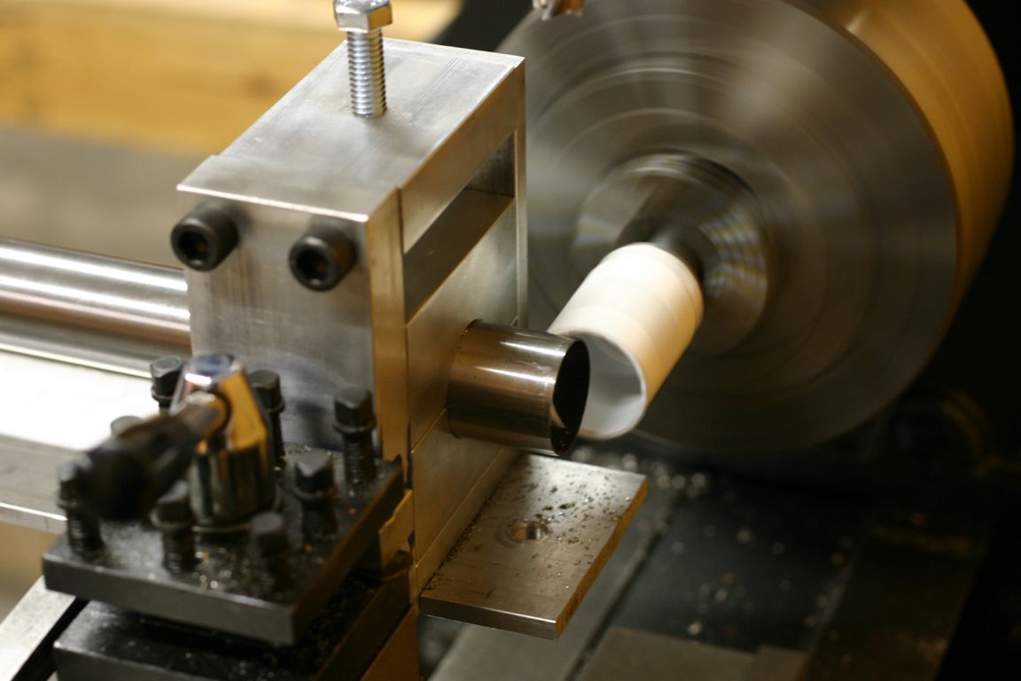 Test miter on Top Tube