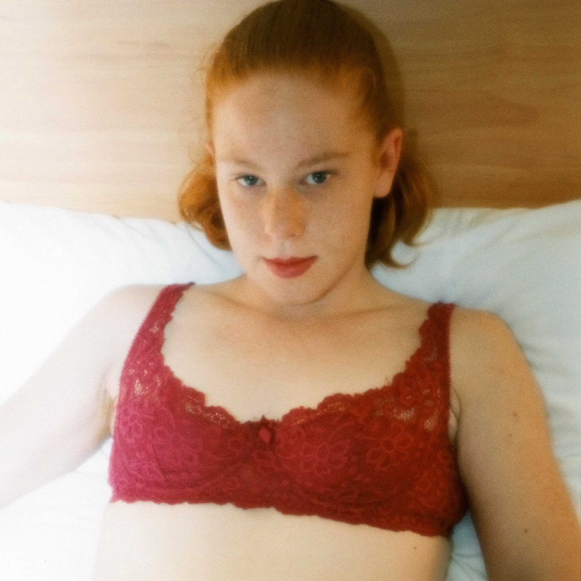 Ginger red bra