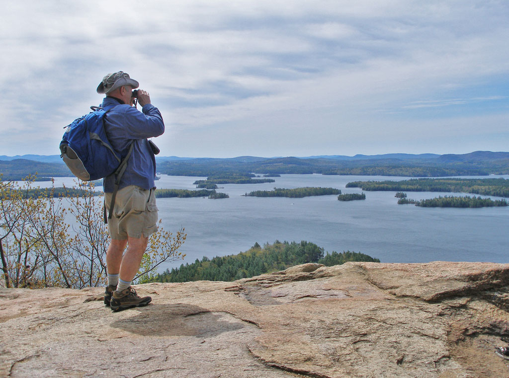 At the Peak - Overlooking Squam Lake