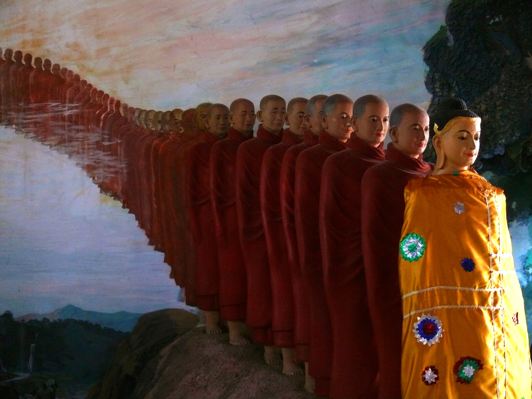 Row of Monks Burma
